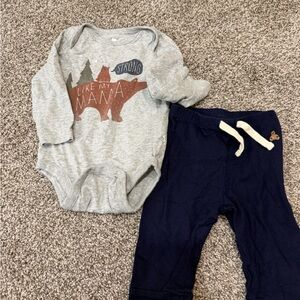 GAP Gray and Navy Kids Matching Set